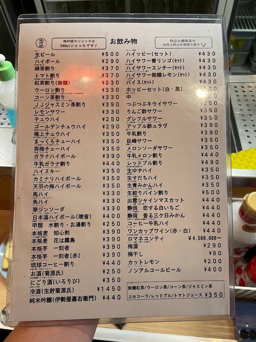 立ち呑み晩杯屋 中延 メニュー写真 6